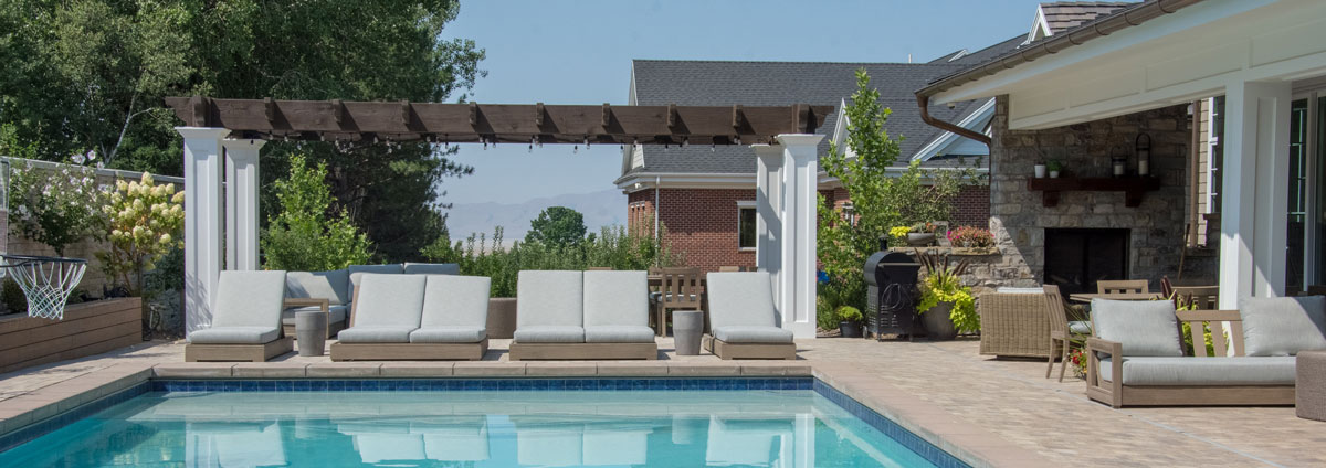 poolside pergola