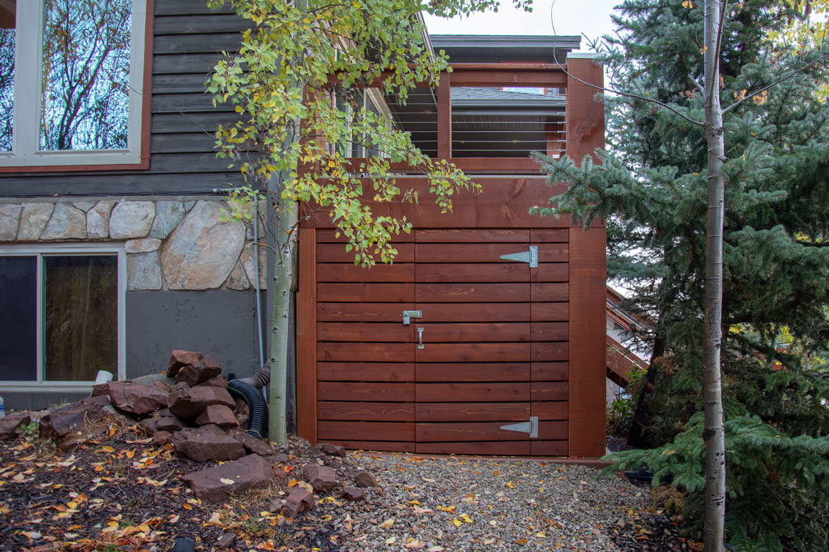 storage under deck