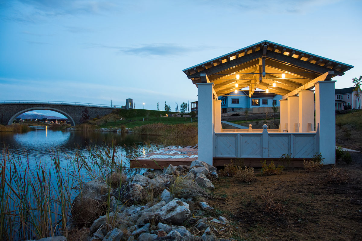 Island-Pavilion-tuscany-nighttime Tuscany style DIY pavilion kit