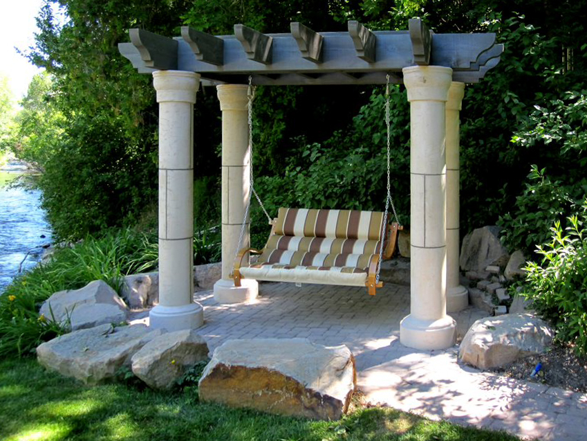 Ebony Tuscany style Arbor