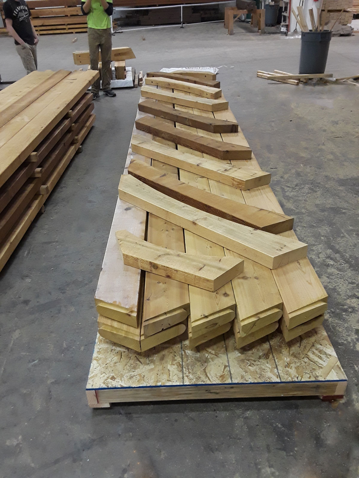 Cedar wood pavilion kit