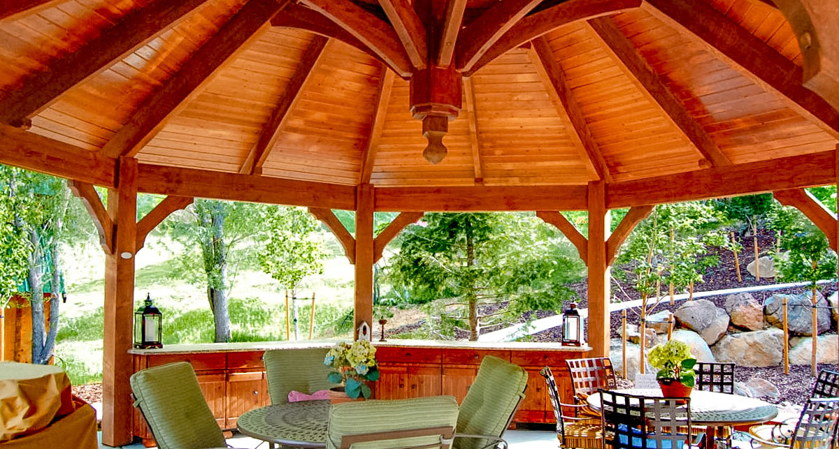 timber frame gazebo