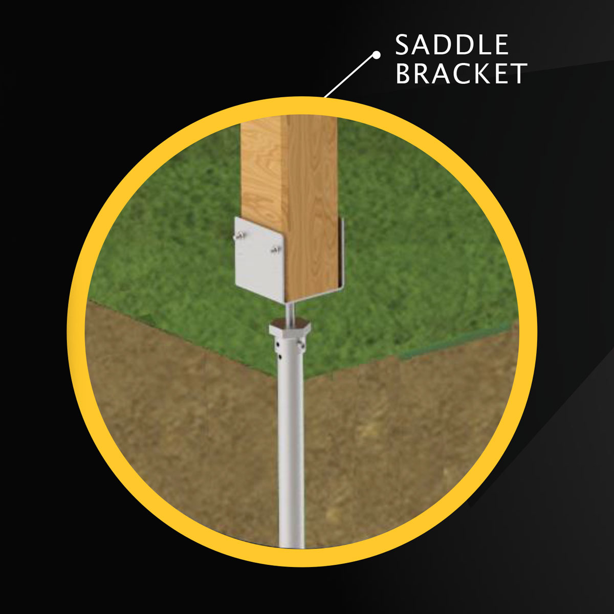 saddle bracket