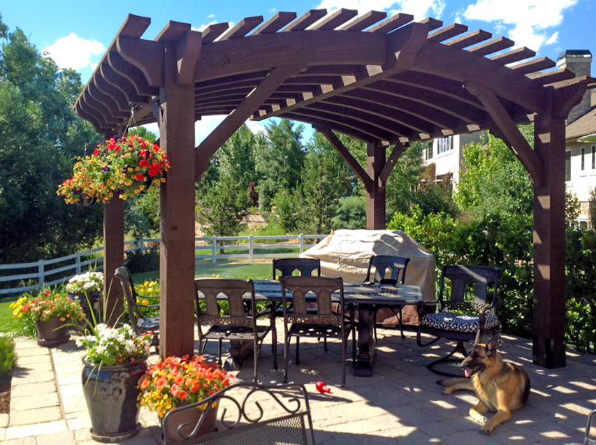 arched top pergola kit