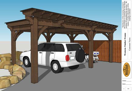 3DRendering-carport-pergola carport pergola cover