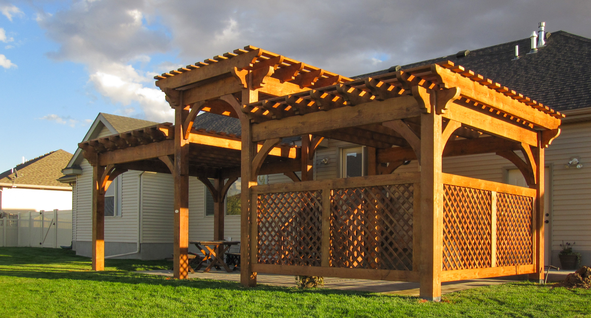 tiered pergola