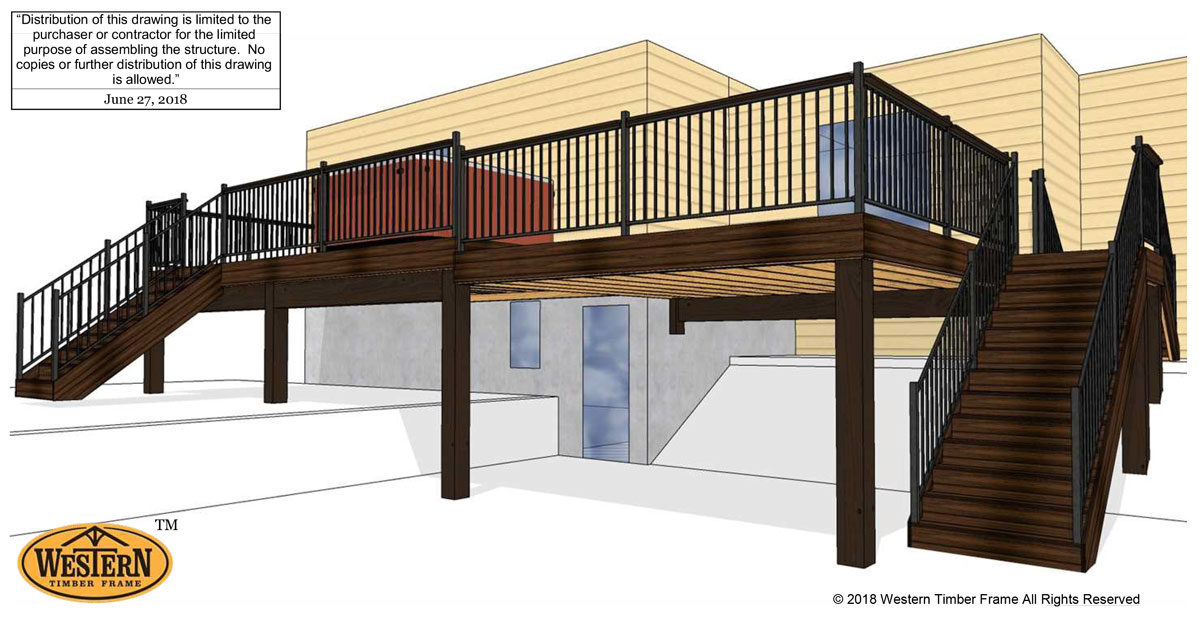 Deck and stairs plan