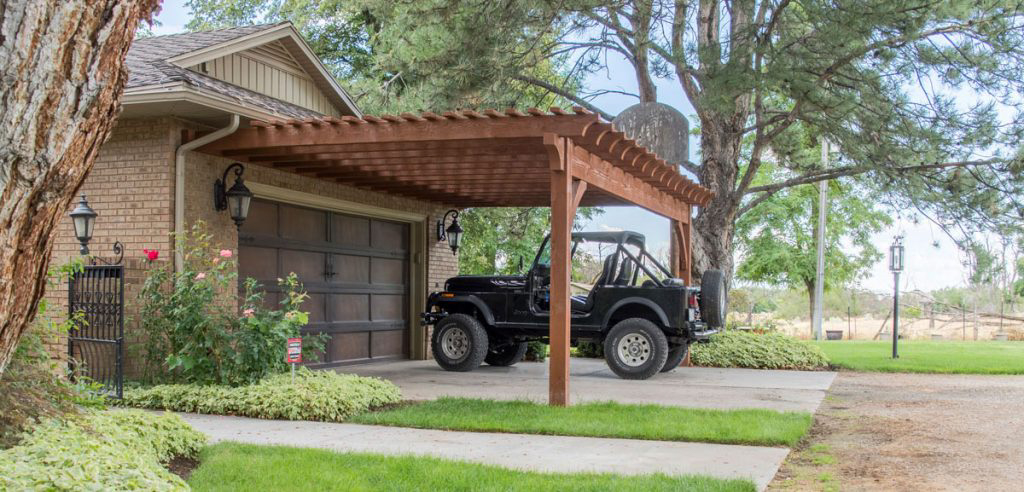 carport attached pergola