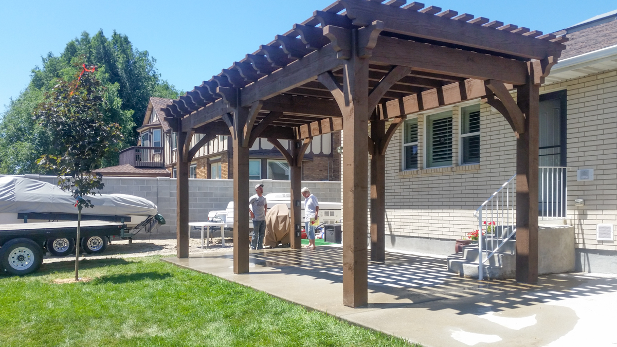 6 post pergola kit