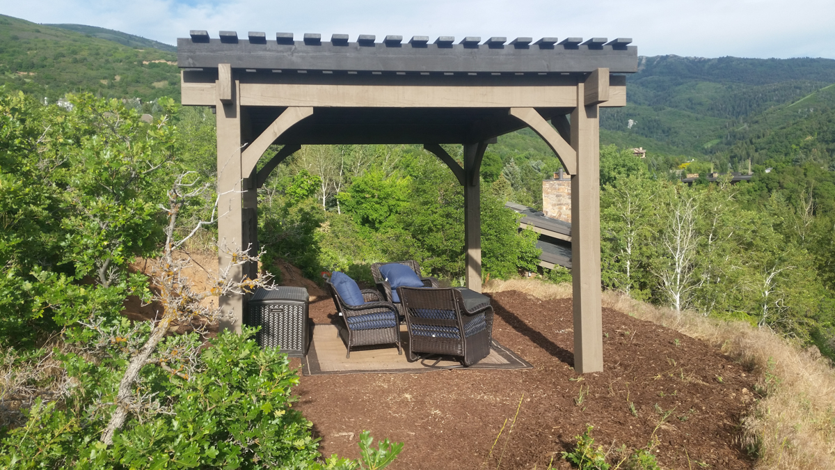 Timber frame DIY 2-tone pergola kit