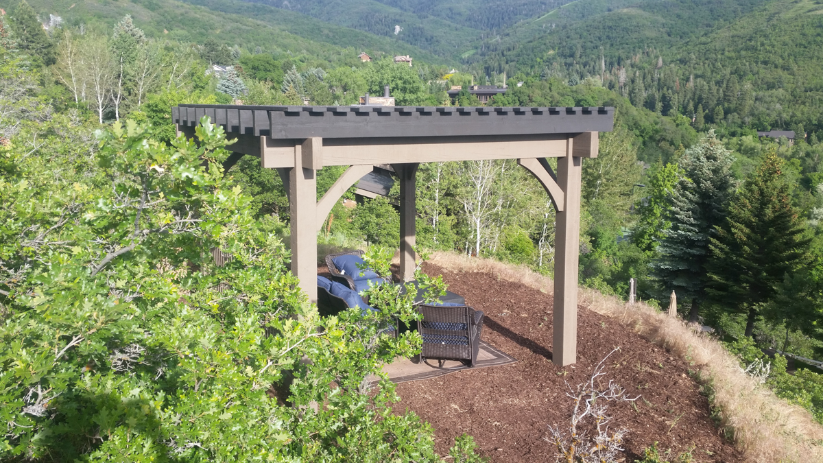 Timber frame DIY 2-tone pergola kit