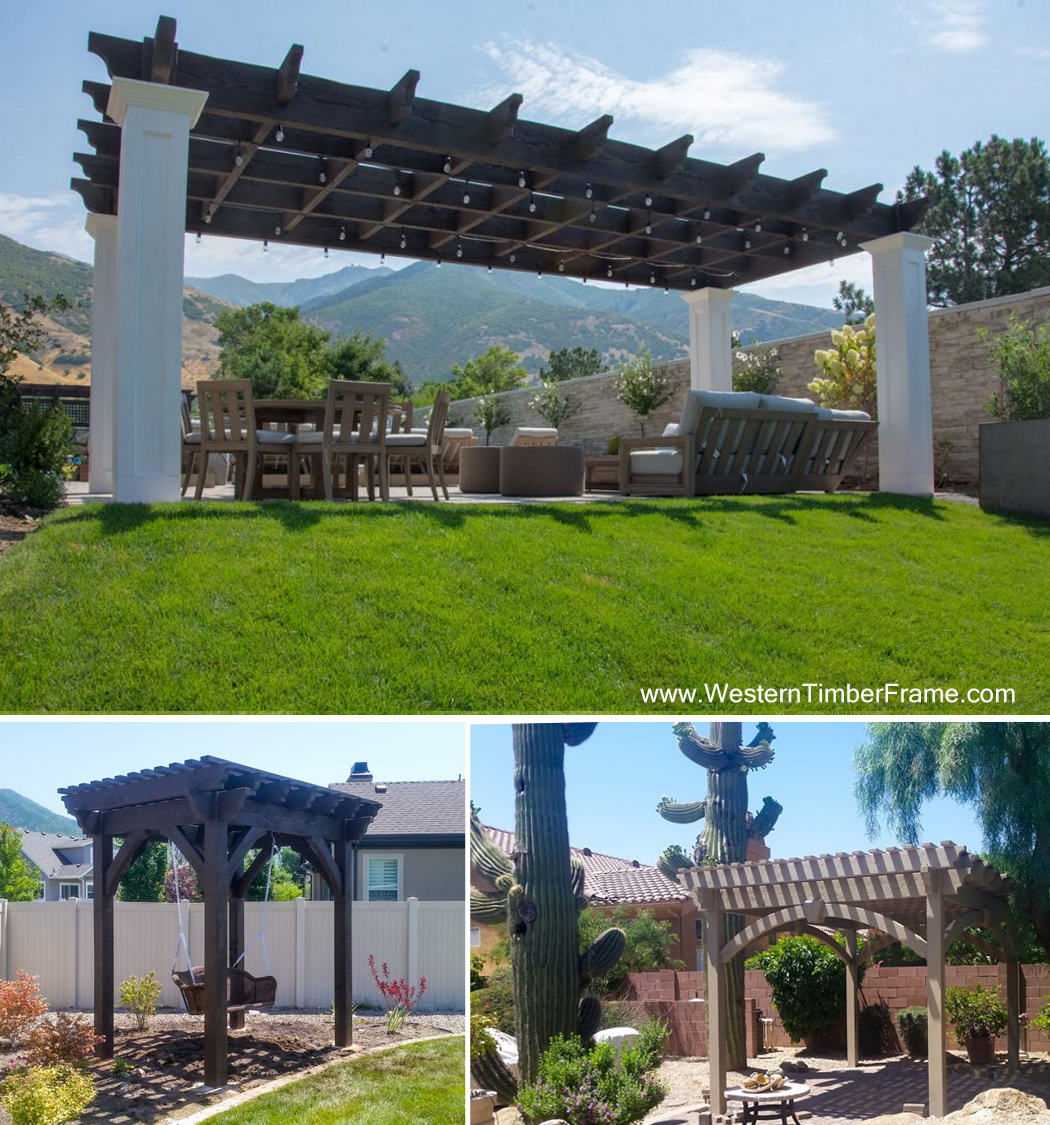 three pergola kits