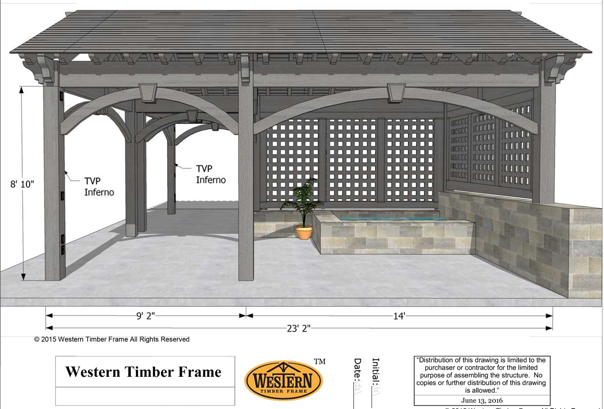 diy pergola pavilion privacy walls and gate plan