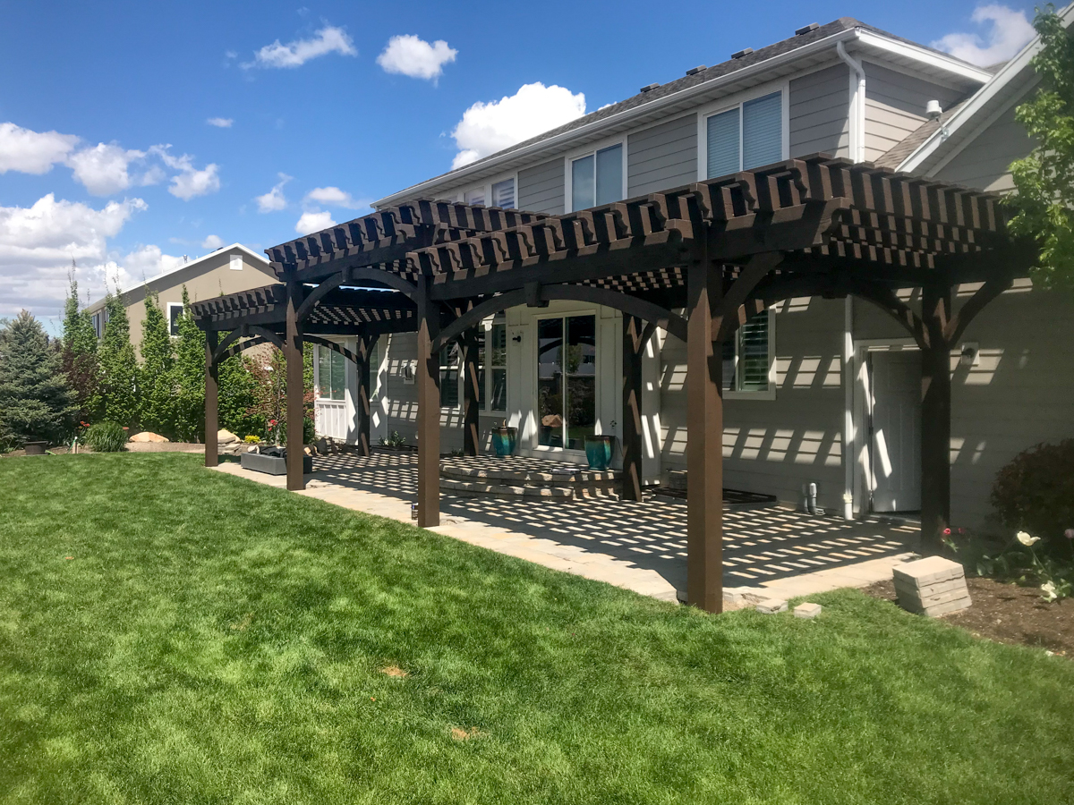 tiered pergola kit