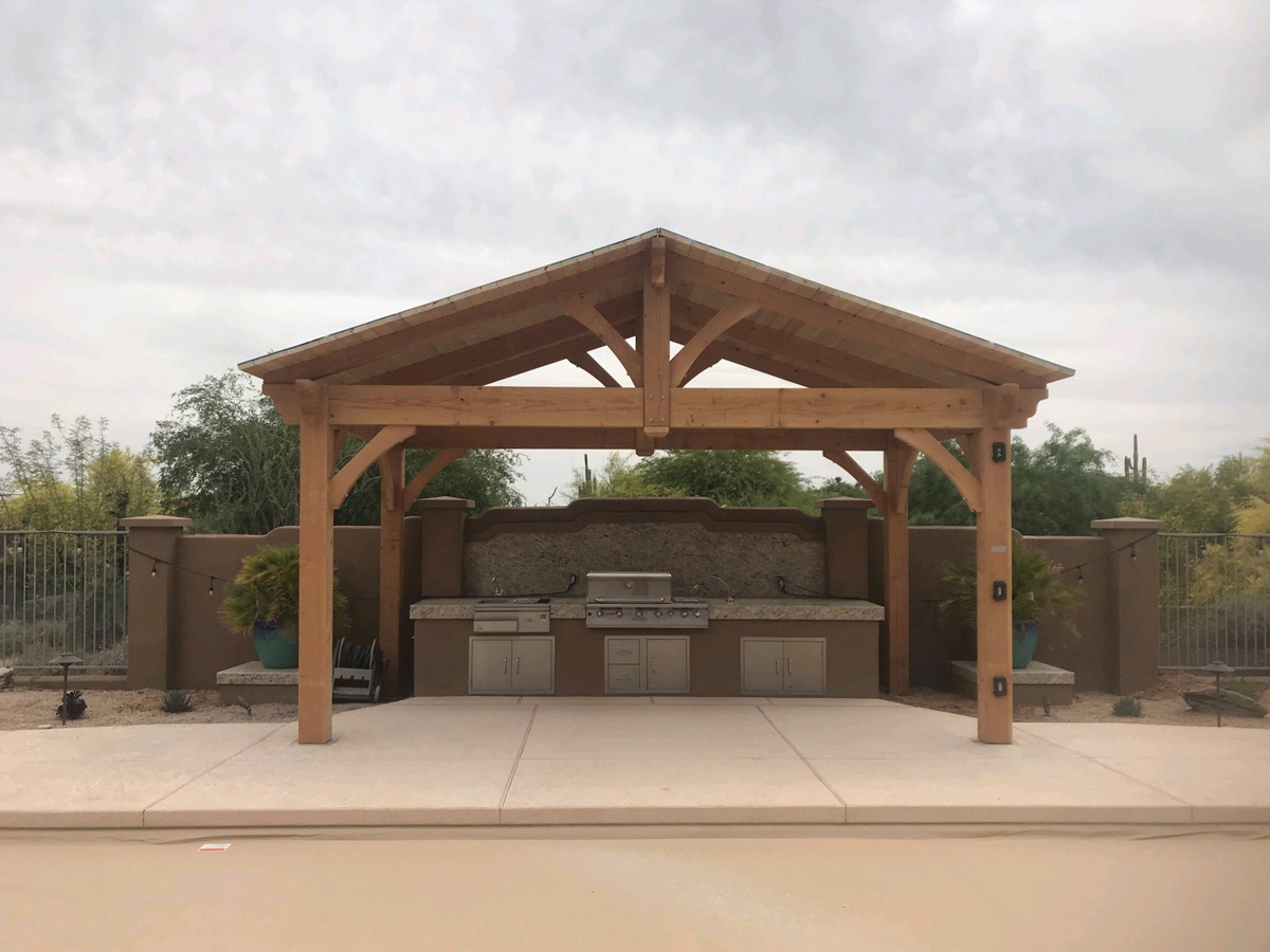 Wasco-outdoor-kitchen-pavilion outdoor kitchen pavilion