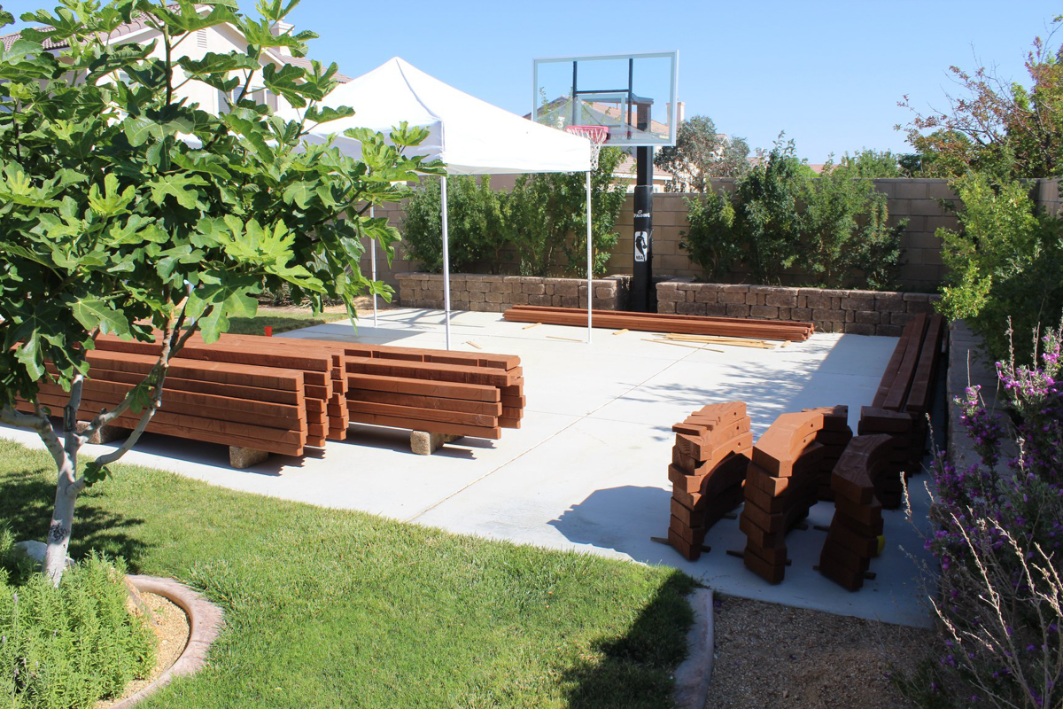 Tom abelin-cal-step-pergola-5 Tier step pergola kit