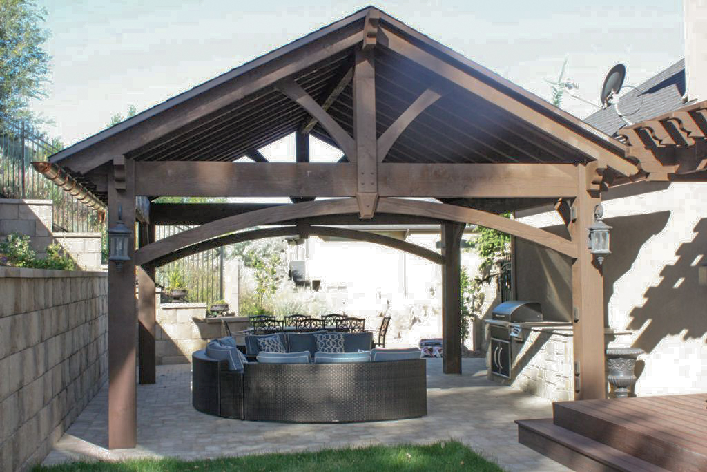 outdoor kitchen pavilion