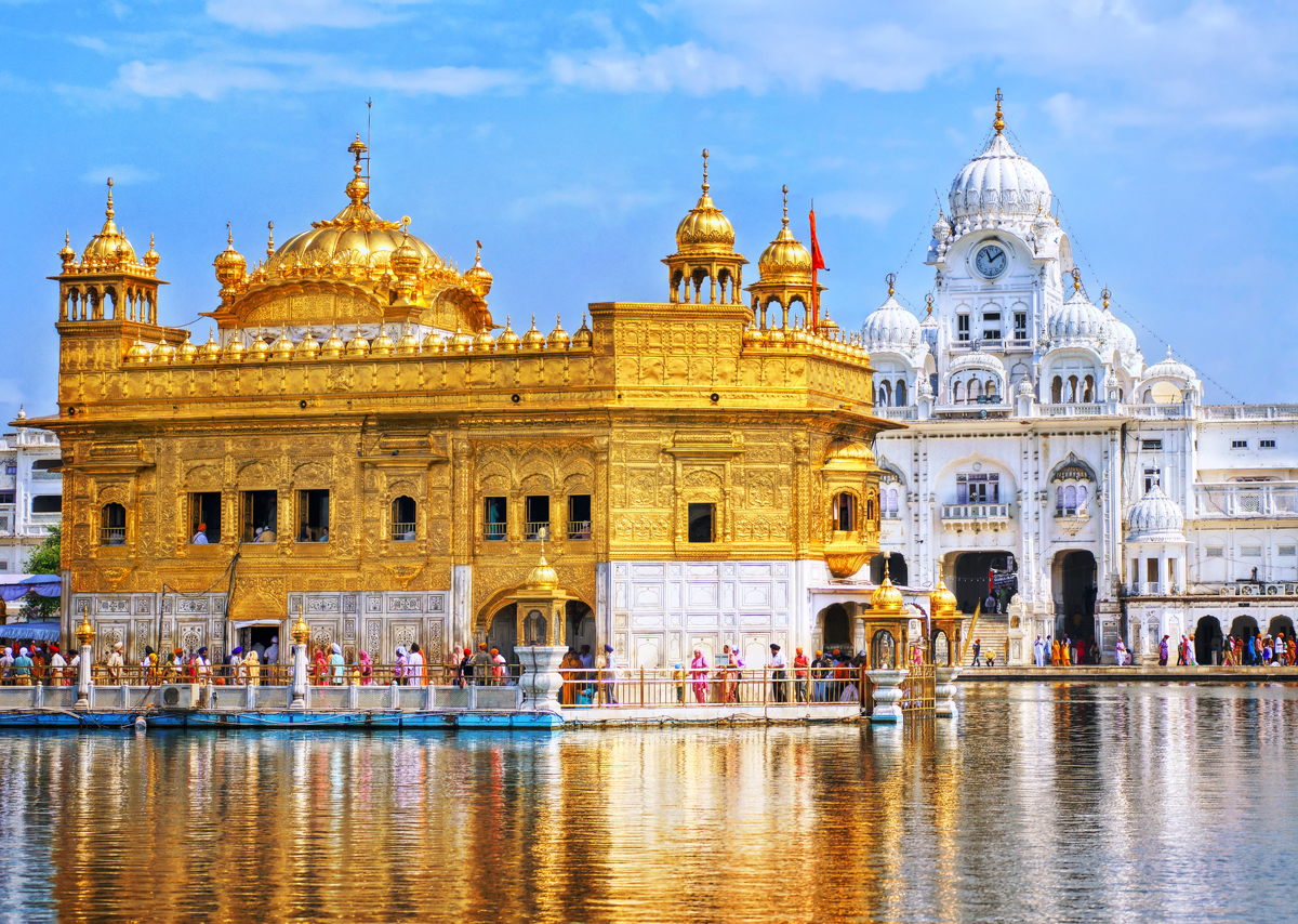 The golden temple in india