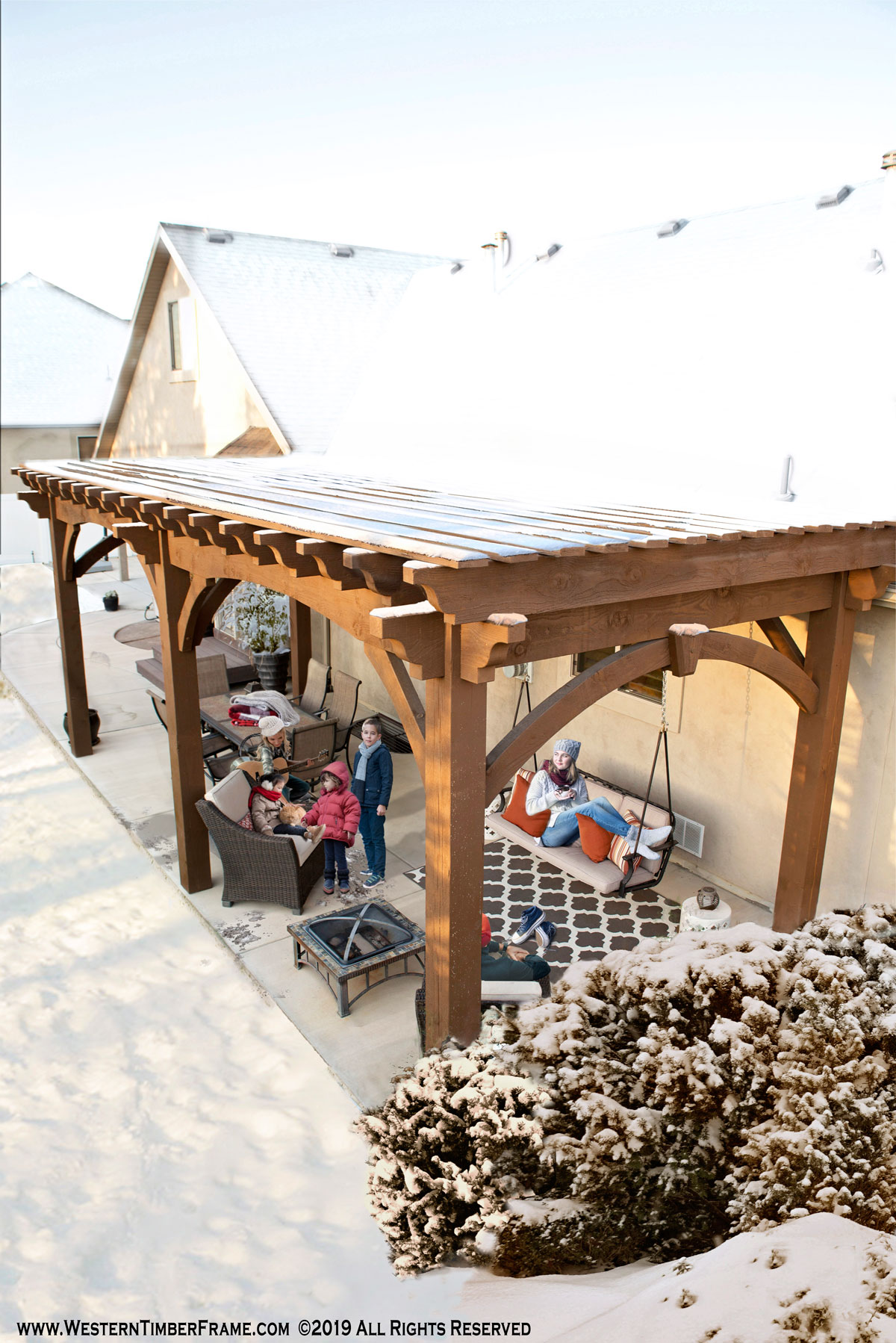 Dowdle-family-pergola-winter-cr pergola kit winter snow