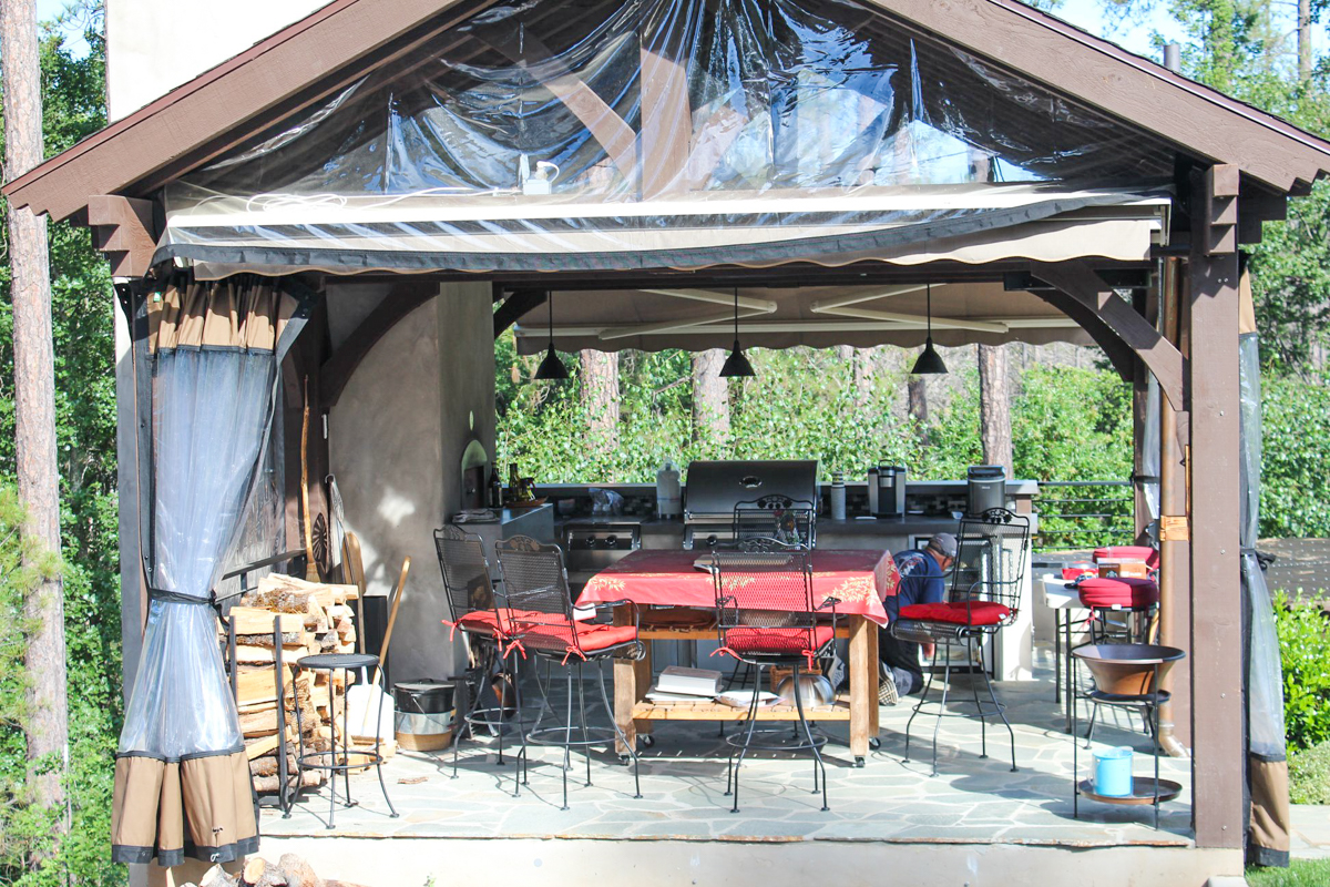 cabana outdoor kitchen