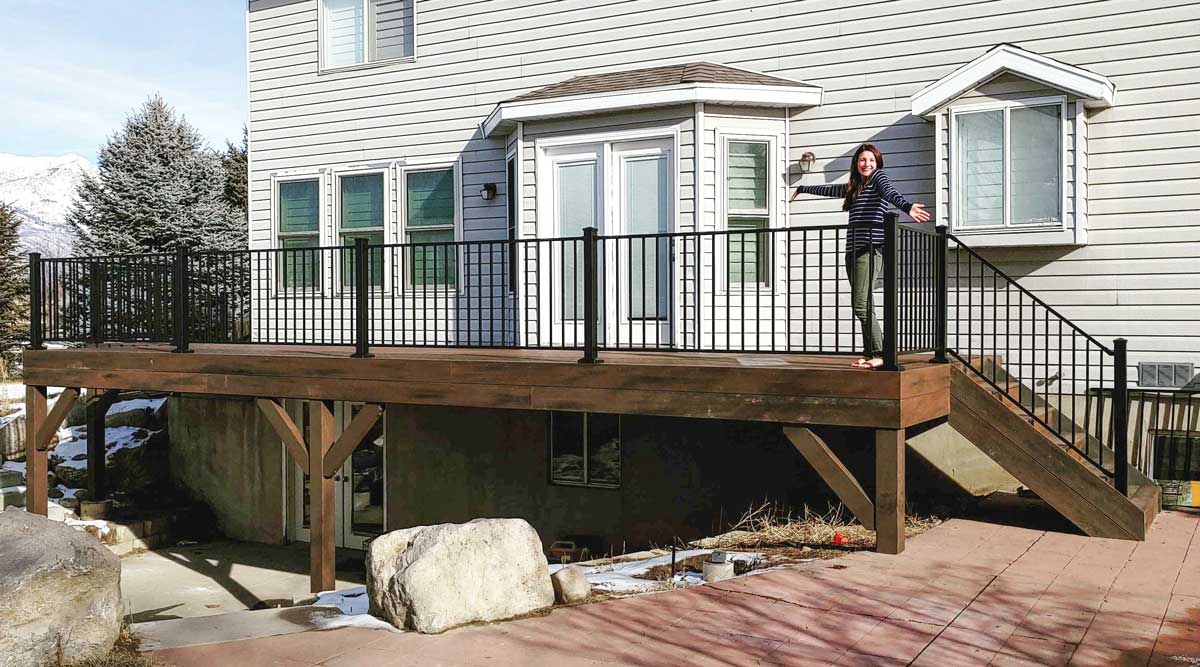 deck timber frame