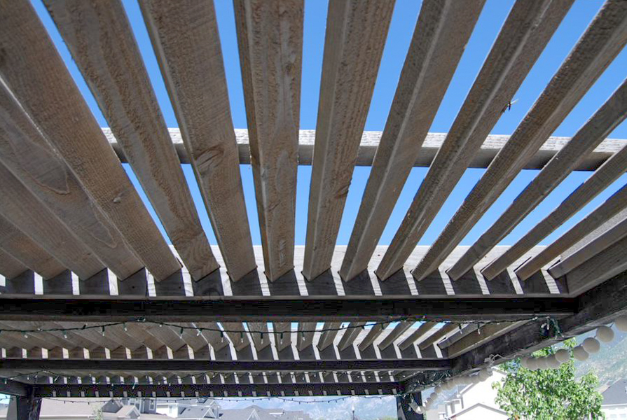 louvered roof