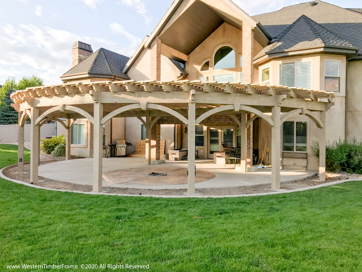 radius pergola kit