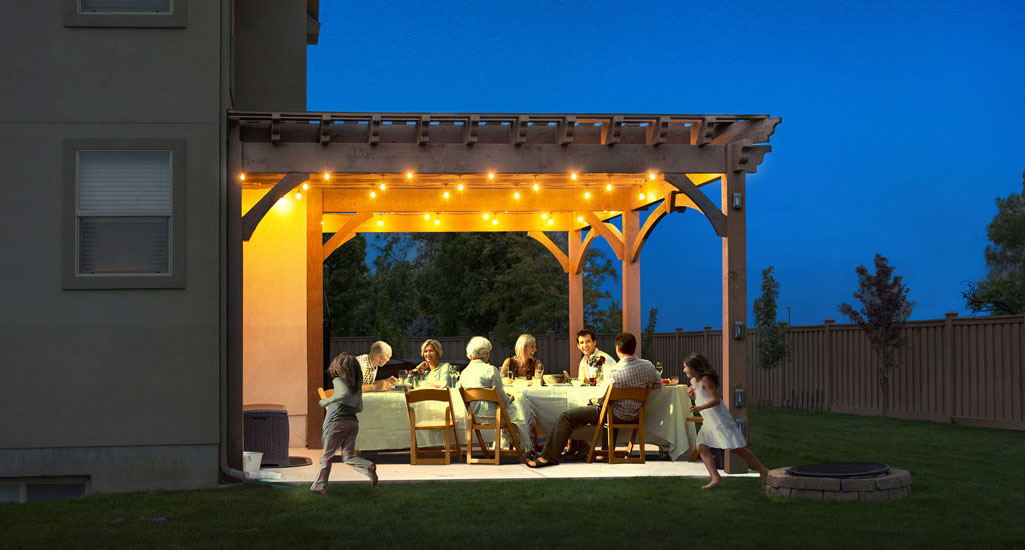 family dining pergola