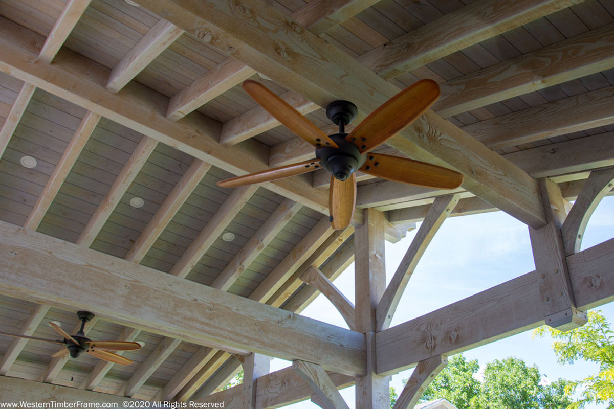 bleach pavilion roof fan lights