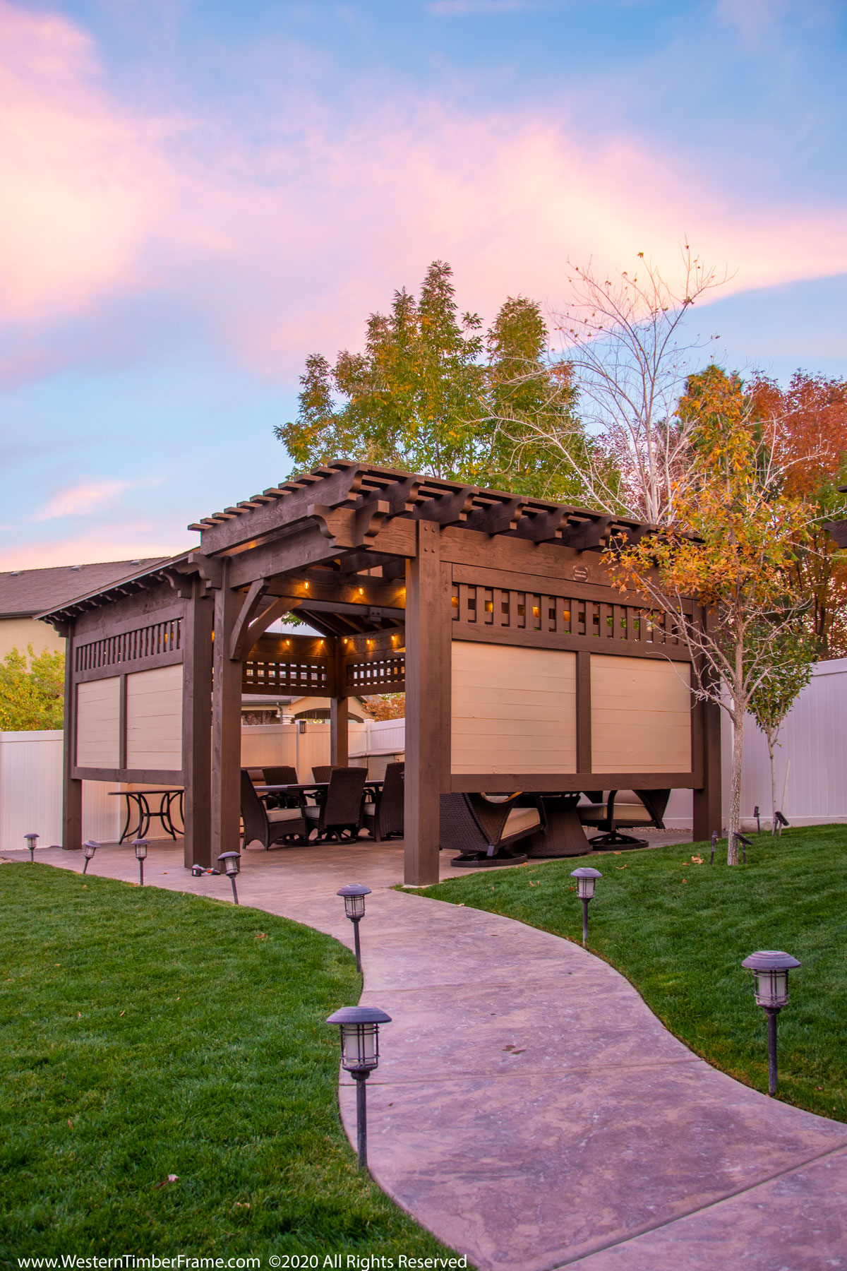 Conner-pavilion-pergola4354shadescape pavilion pergola kit