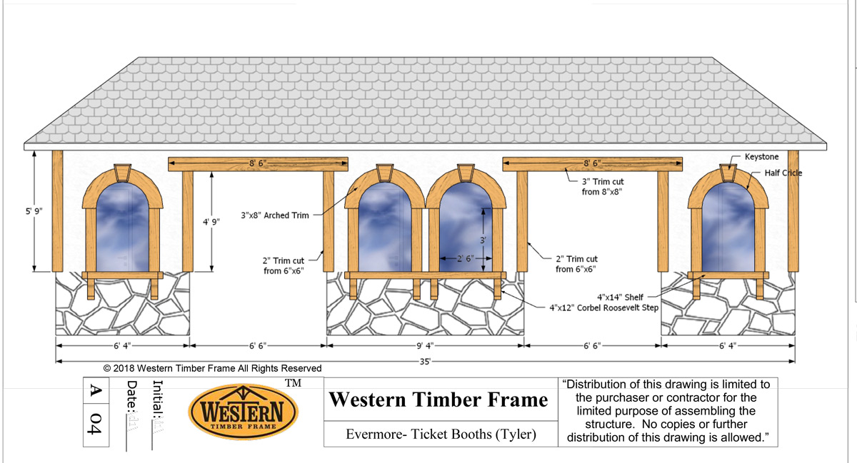 Ticket booth plan
