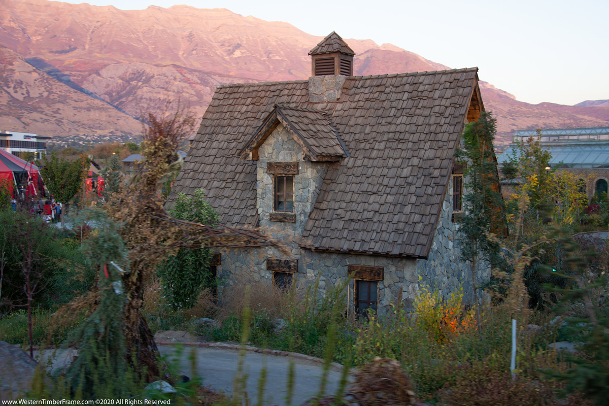 cottage with timbers