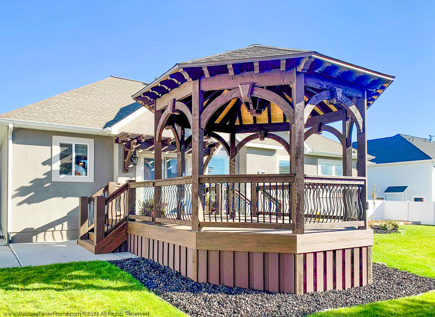 wood gazebo