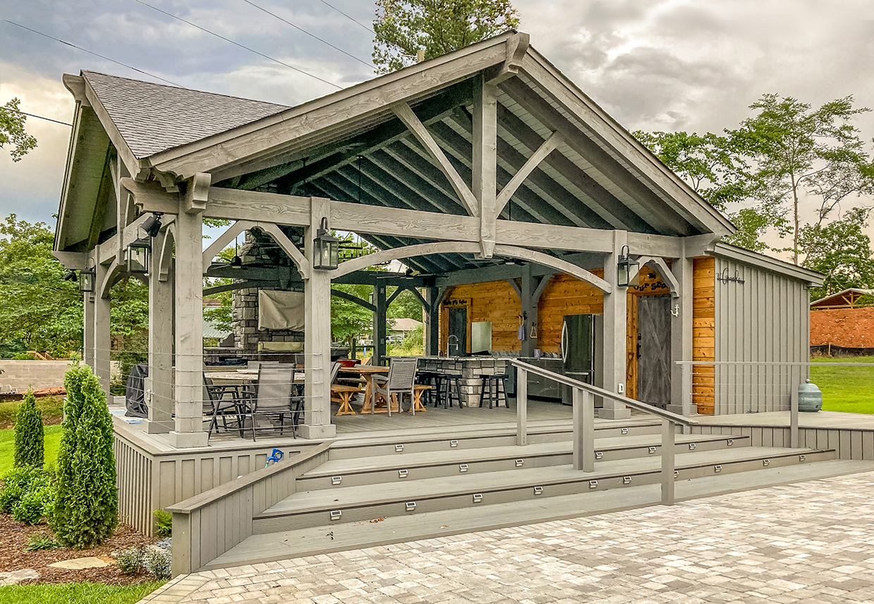 pergola or pavilion structure