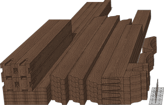 8000 series timber pergola kit