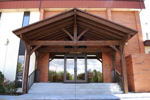 Timber Frame Entrance Entryways Accents Embellishments