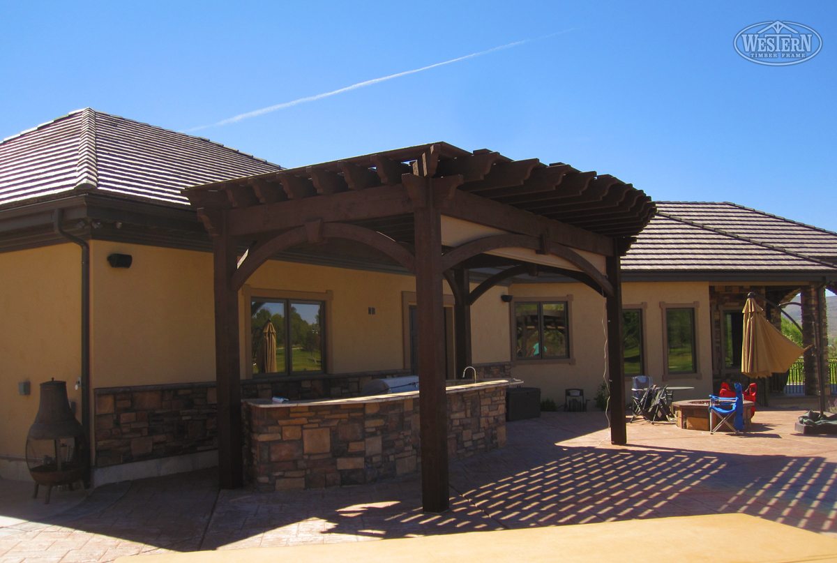 fire pergola pit timber outdoor backyard pots retreats pits chiminea frame patio chimineas bowls gazebo pot westerntimberframe shade installed kit