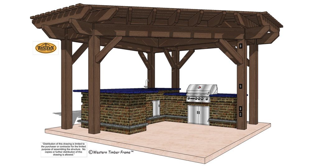 Brown-triangle-pergola-brighton Pergola plan with triangle roof