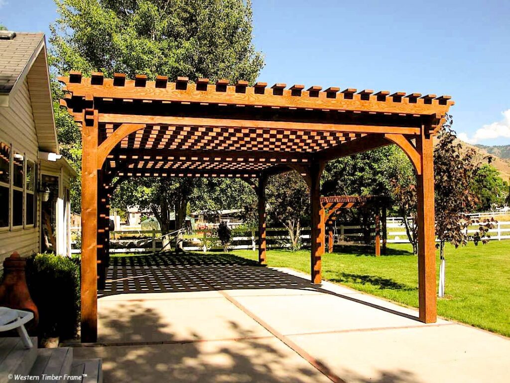 17 Early American Outdoor Shade Structures: Pergolas ...