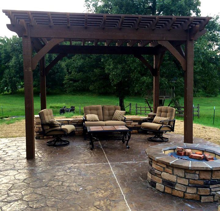 walker-pergola-fire-pit fire pit pergola shade