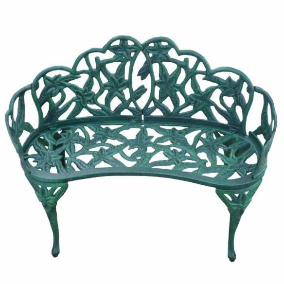 Lily garden bench