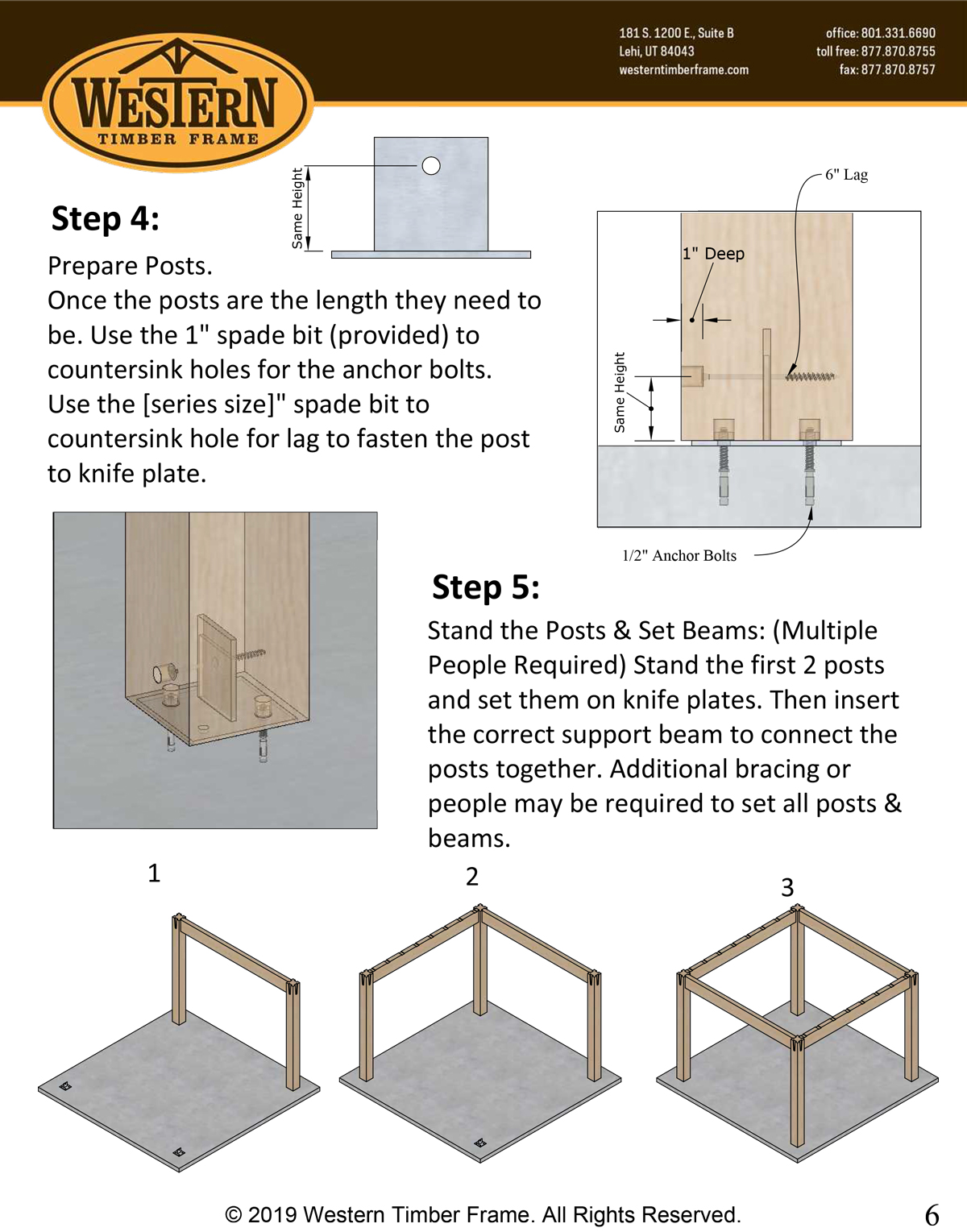 Installation-Manual-ShadeScape-8K-Series-Pergola-6 pergola install manual page 6