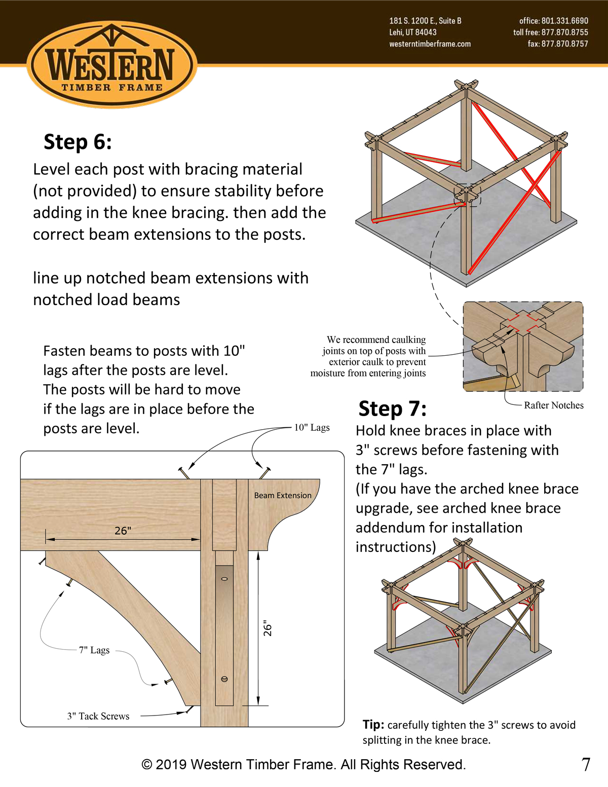 Installation-Manual-ShadeScape-8k-Series-Pergola-7 pergola install manual page 7