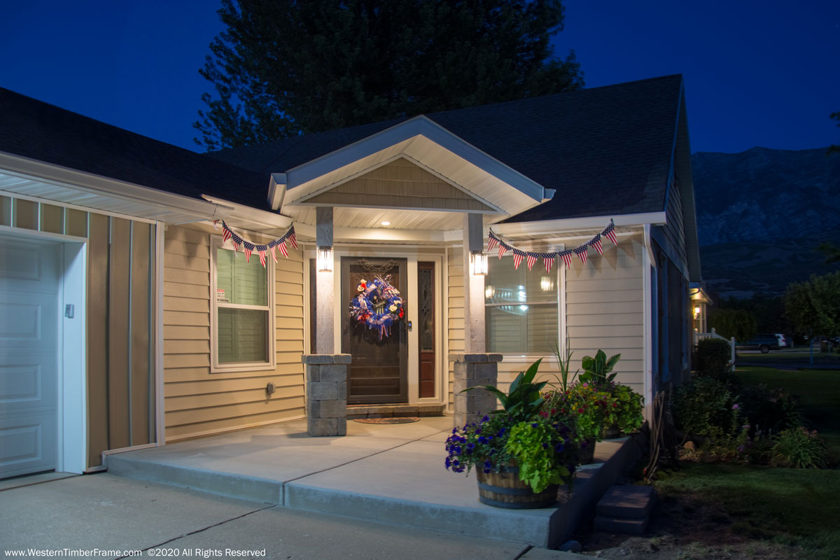 entryway post wrap