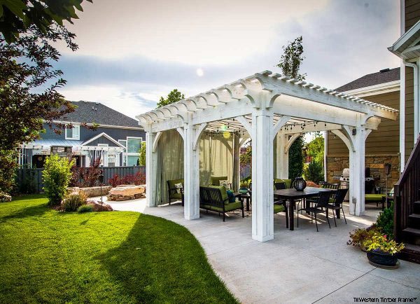 Smart Shade for BBQ w/Cantilever Roof