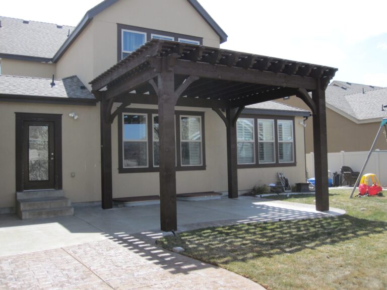 16×18 Oversize DIY Timber Frame Pergola Kit for McDonald Residence