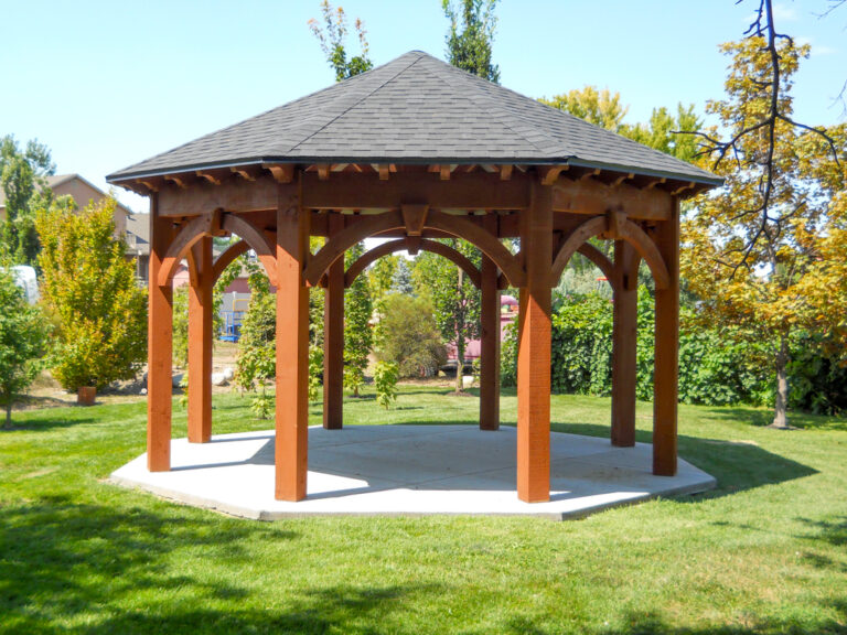 Gazebo Rescues Wedding Reception