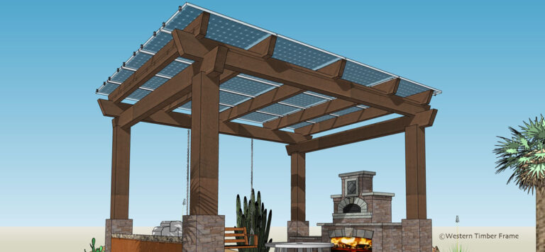 Double Your Space w/Unique Solar Pergola or Pavillion