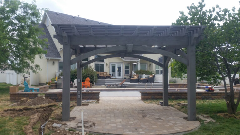 Fast Swimming Pool Shade w/Integrated Power
