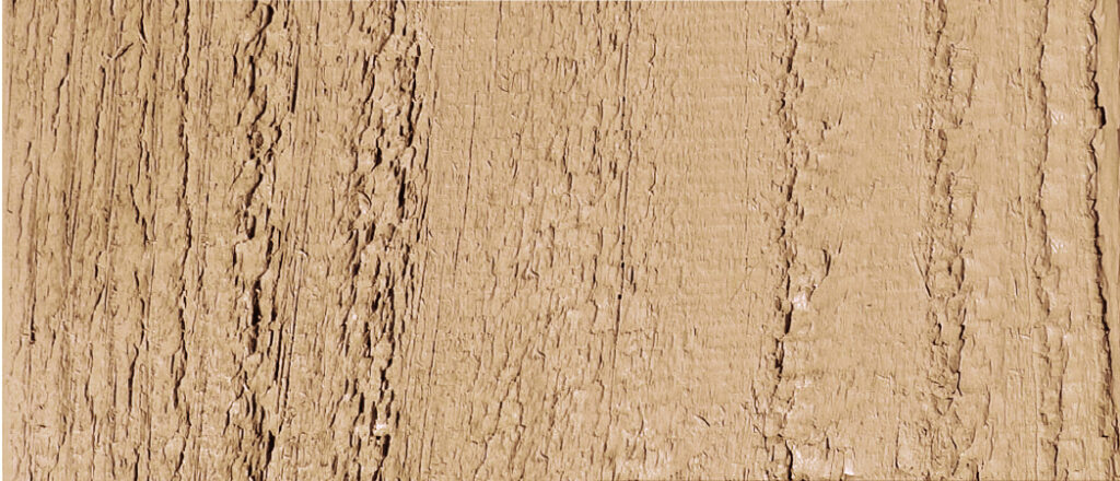 Close-up of Beach Sand timber stain with soft tan wood grain texture